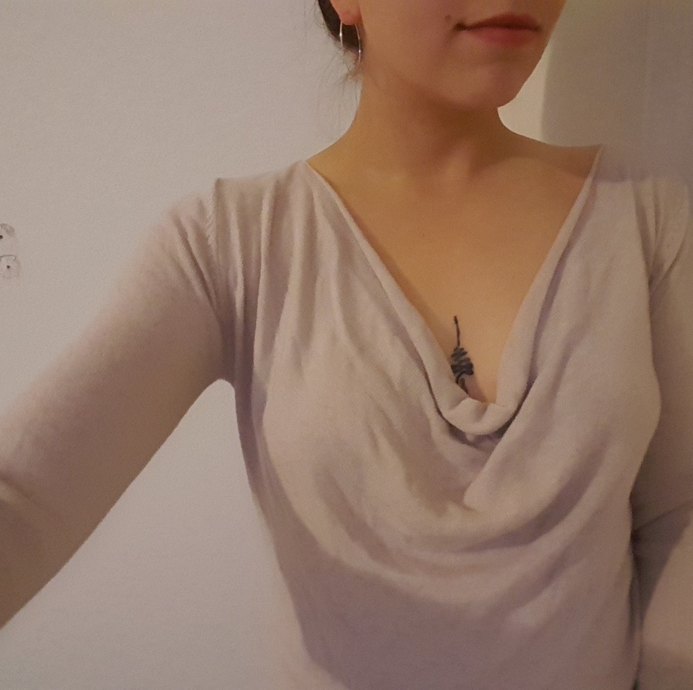 Cream sweater